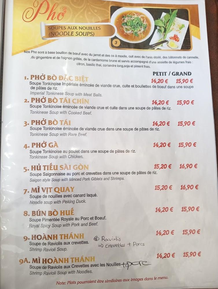 Pho Kim Saigon - Menu Image 1